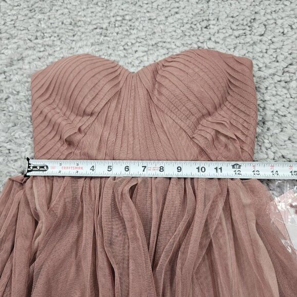 Birdy Grey Christina Convertible Tulle Bridesmaid Dress Purple Sandy Mauve Small - Picture 8 of 10